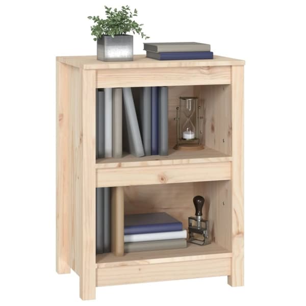 vidaXL Bokhylle 50x35x68 cm heltre furu