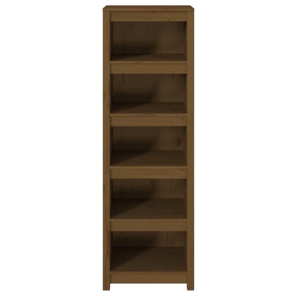 vidaXL Bokhylla honungsbrun 50x35x154 cm massiv furu