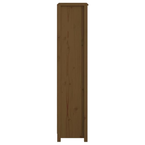 vidaXL Bokhylla honungsbrun 50x35x154 cm massiv furu