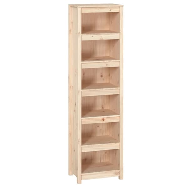 vidaXL Bokhylle 50x35x183 cm heltre furu