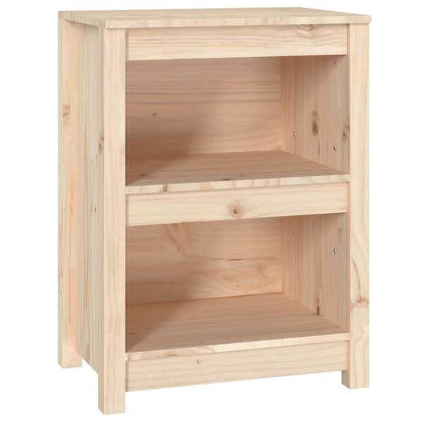vidaXL bogreol 50x35x68 cm massivt fyrretræ