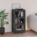 Miniatyrbillede 2 af 9: vidaXL bogreol 50x35x97 cm massivt fyrretræ grå