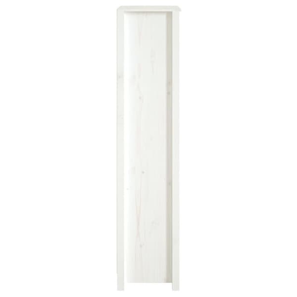 vidaXL bogreol 50x35x154 cm massivt fyrretræ hvid
