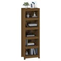 Miniatyrbillede 4 af 9: vidaXL bogreol 50x35x154 cm massivt fyrretræ gyldenbrun