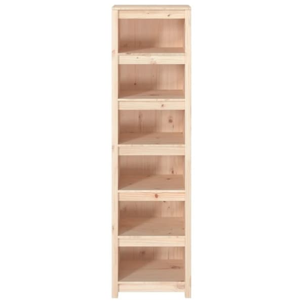 vidaXL Kirjahylly 50x35x183 cm täysi mänty