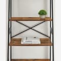 Miniatyrbillede 4 af 8: Boghylde - Opbevaringsskab - Bogstativ - Stue Cabinet - Vintage Brown / Black