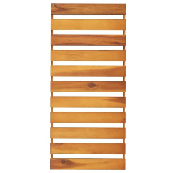 vidaXL Hopfällbar hylla 3 hyllplan 70x31x63 cm massivt akaciaträ