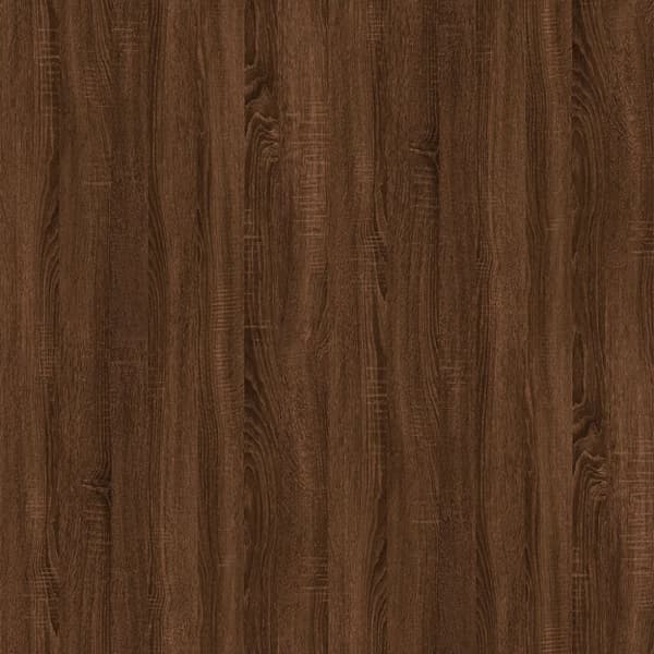 vidaXL Bokhylle/romdeler brun eik 80x24x192 cm konstruert tre