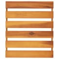 Miniatyrbilde 7 av 11: vidaXL Sammenleggbar hylle 3 lag brun 43x31x63 cm heltre akasie