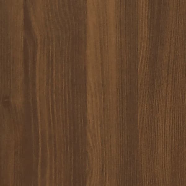 vidaXL bogreol m. 5 hylder 40x24x175 cm konstrueret træ brunt egetræ
