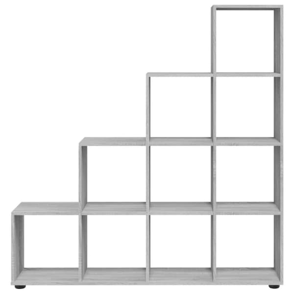 vidaXL trappereol 142 cm konstrueret træ grå sonoma-eg