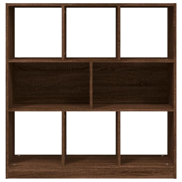 vidaXL Kirjakaappi ruskea tammi 97,5x29,5x100 cm tekninen puu