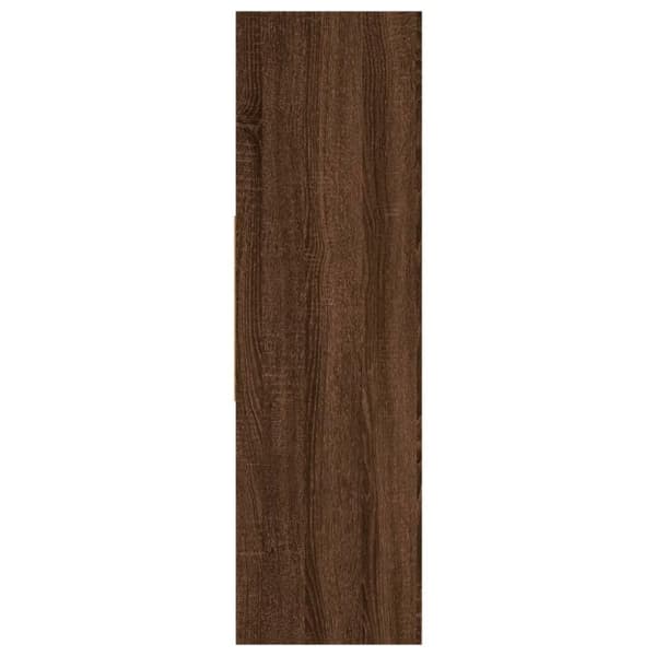 vidaXL Kirjakaappi ruskea tammi 97,5x29,5x100 cm tekninen puu