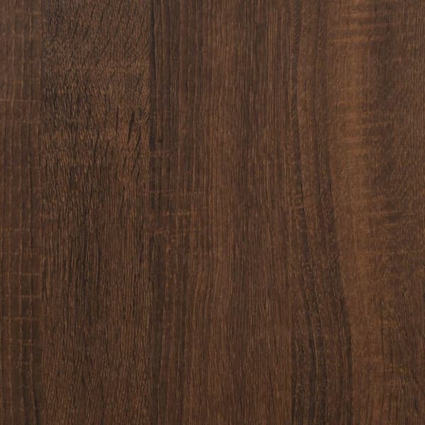 vidaXL Kirjakaappi ruskea tammi 97,5x29,5x100 cm tekninen puu