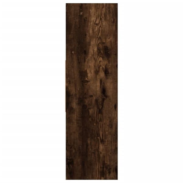 vidaXL Bokhylla rökfärgad ek 97,5x29,5x100 cm konstruerat trä