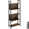 Miniatyrbillede 1 af 9: Reol Westport 62x24x165,5cm - Industrielt mørkt træ, rustikt