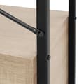 Miniatyrbillede 6 af 9: Reol Brentwood 57,5x34x173cm - Industrielt lyst træ, egetræ Sonoma