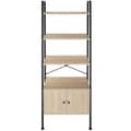 Miniatyrbillede 2 af 9: Reol Brentwood 57,5x34x173cm - Industrielt lyst træ, egetræ Sonoma