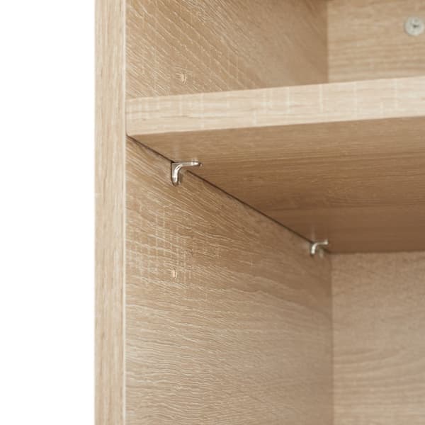 Skænk Navan 147x41x60,5cm - Industrielt lyst træ, egetræ Sonoma