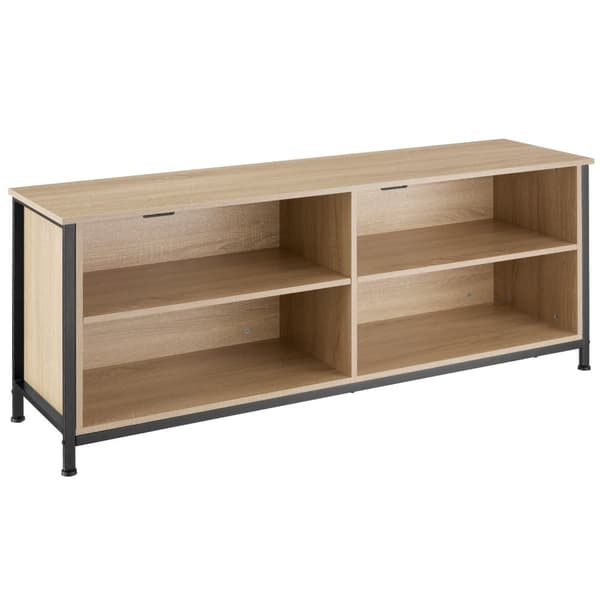 Skænk Navan 147x41x60,5cm - Industrielt lyst træ, egetræ Sonoma