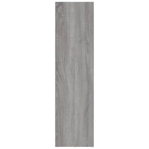 vidaXL bogreol/tv-bord 36x30x114 cm konstrueret træ grå sonoma-eg