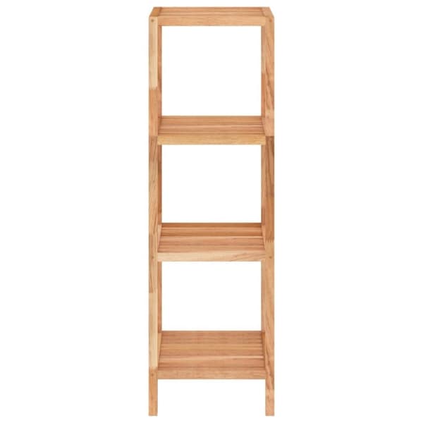 vidaXL Baderomshylle 36x36x112 cm heltre valnøtt