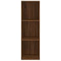 Miniatyrbillede 3 af 10: vidaXL bogreol/tv-skab 36x30x114 cm konstrueret træ brunt egetræ