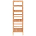 Miniatyrbilde 3 av 9: vidaXL Baderomshylle 35,5x35,5x112,5 cm heltre valnøtt