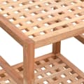 Miniatyrbilde 4 av 9: vidaXL Baderomshylle 35,5x35,5x112,5 cm heltre valnøtt