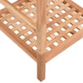 Miniatyrbilde 5 av 9: vidaXL Baderomshylle 35,5x35,5x112,5 cm heltre valnøtt