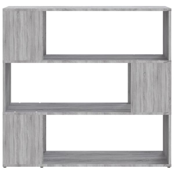 vidaXL bogreol/rumdeler 100x24x94 cm grå sonoma-eg