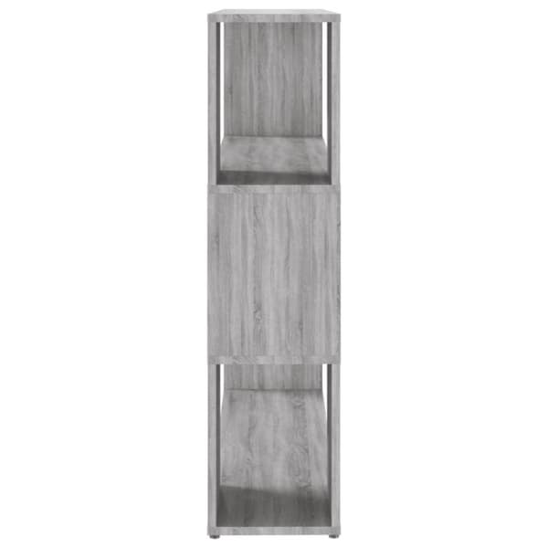 vidaXL bogreol/rumdeler 100x24x94 cm grå sonoma-eg