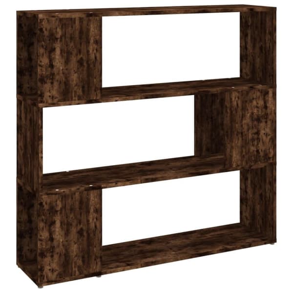 vidaXL bogreol/rumdeler 100x24x94 cm røget egetræsfarve