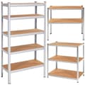 Miniatyrbild 2 av 4: SPRINGOS® Metallhyllor, galvaniserade 5 hyllplan 180x90x40cm - Max. 875 kg