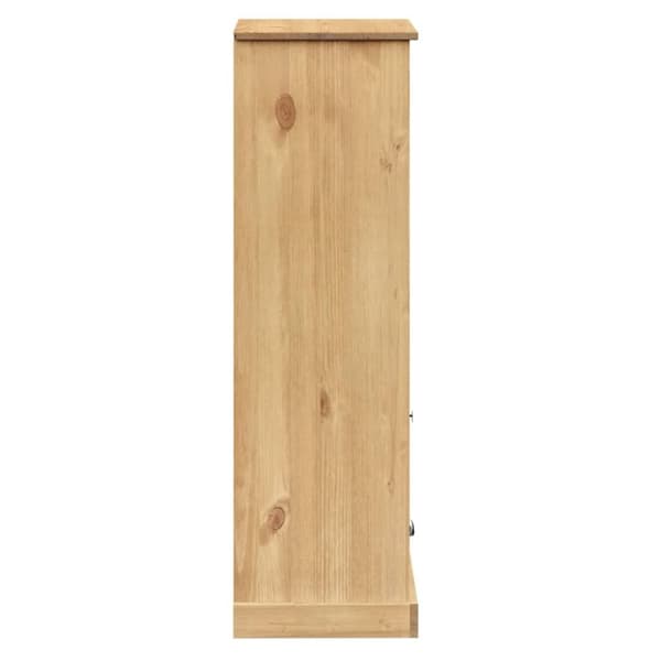 vidaXL bogreol VIGO 60x35x114,5 cm massivt fyrretræ