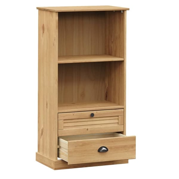 vidaXL Bokhylle VIGO 60x35x114,5 cm heltre furu