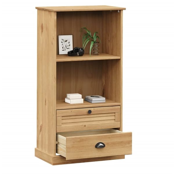 vidaXL Bokhylle VIGO 60x35x114,5 cm heltre furu