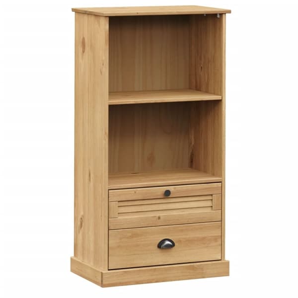 vidaXL Bokhylle VIGO 60x35x114,5 cm heltre furu