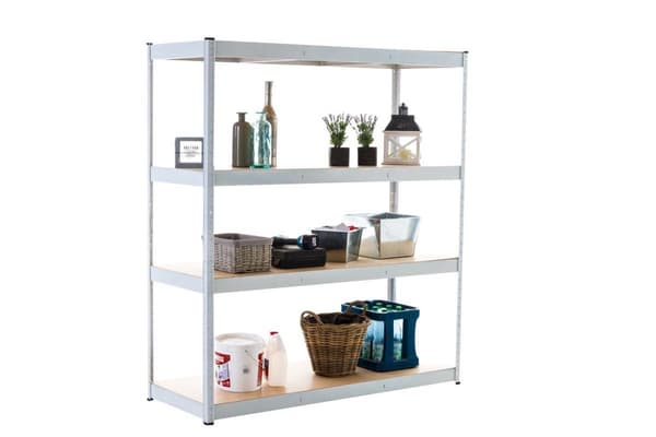 CLP Opbevaringshylde 160x60x180 cm hvid