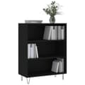 Miniatyrbillede 2 af 10: vidaXL skab 69,5x32,5x90 cm konstrueret træ sort