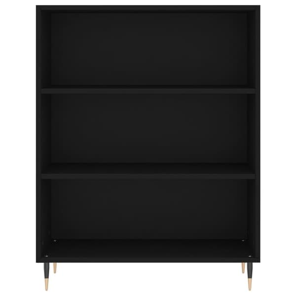 vidaXL skab 69,5x32,5x90 cm konstrueret træ sort