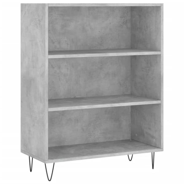 vidaXL skab 69,5x32,5x90 cm konstrueret træ betongrå