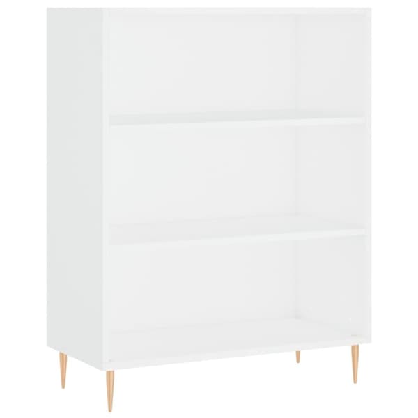 vidaXL skab 69,5x32,5x90 cm konstrueret træ hvid
