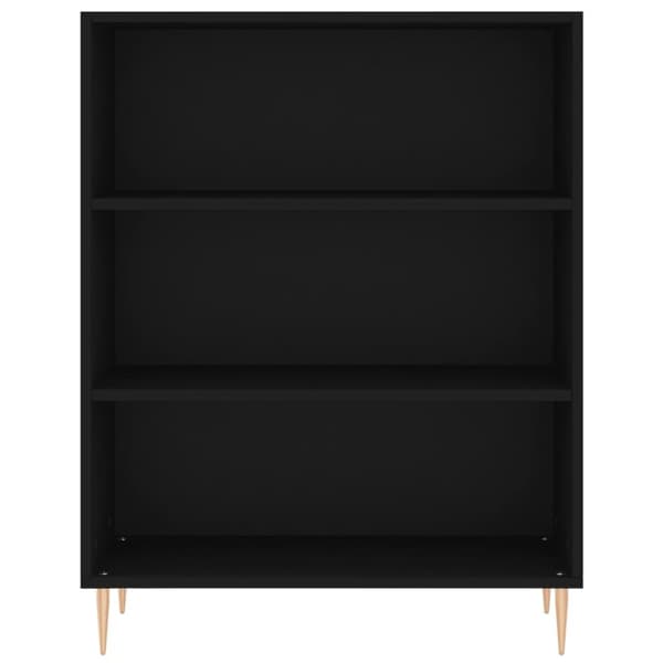 vidaXL skab 69,5x32,5x90 cm konstrueret træ sort