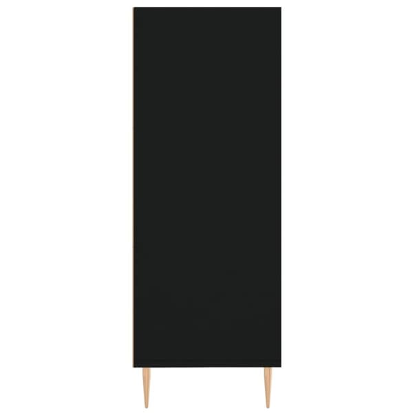 vidaXL skab 69,5x32,5x90 cm konstrueret træ sort