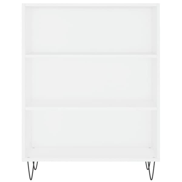 vidaXL skab 69,5x32,5x90 cm konstrueret træ hvid