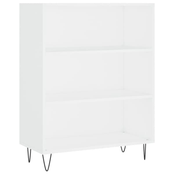 vidaXL skab 69,5x32,5x90 cm konstrueret træ hvid