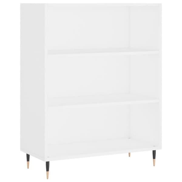 vidaXL skab 69,5x32,5x90 cm konstrueret træ hvid
