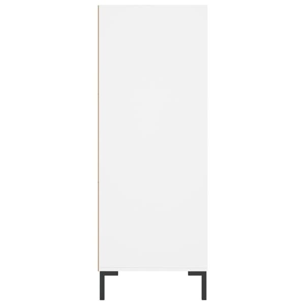 vidaXL skab 69,5x32,5x90 cm konstrueret træ hvid