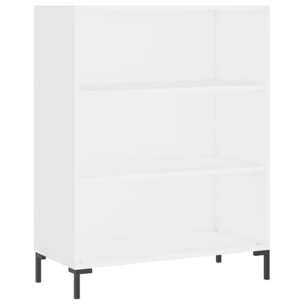 vidaXL skab 69,5x32,5x90 cm konstrueret træ hvid